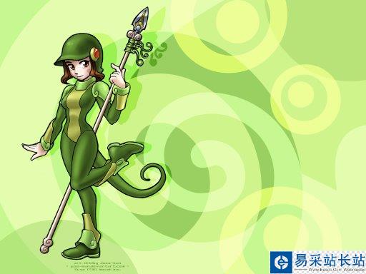 一套完整的Linux卡通妹妹图片