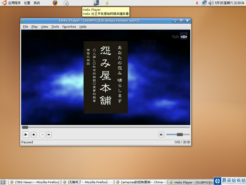 Ubuntu下成功播放Real多媒体