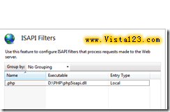 如何为Vista/Win2008中的IIS7添加PHP支持