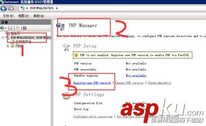 PHPManager,Windows2008R2,IIS,FastCGI
