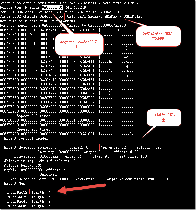 ORACLE中段的HEADER_BLOCK示例详析 ORACLE,HEADER_BLOCK