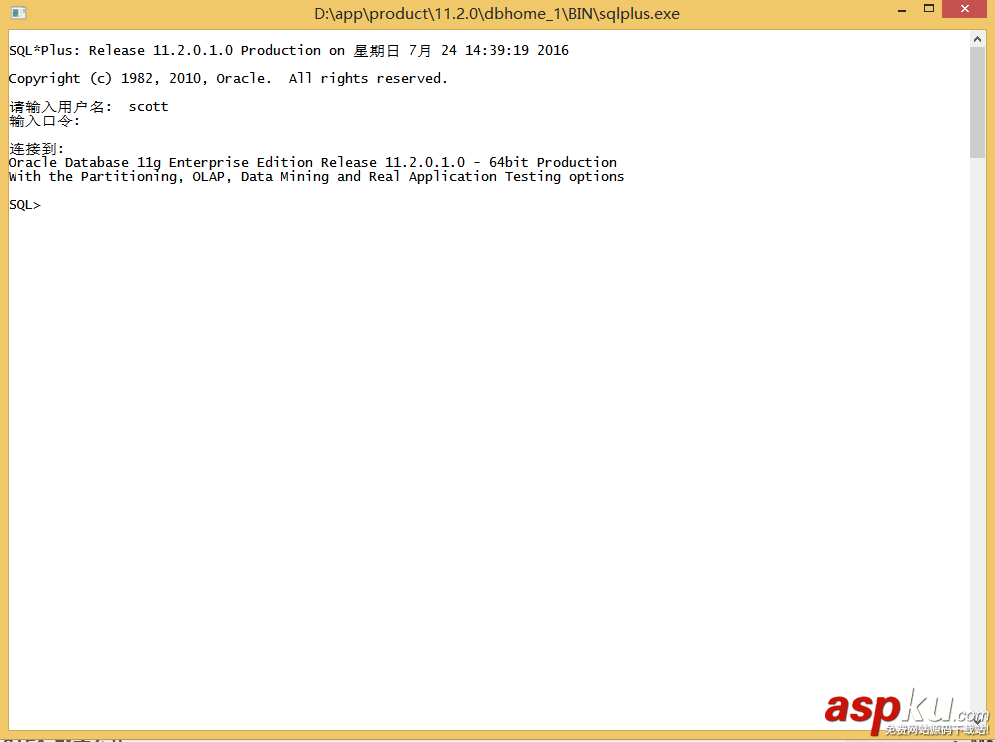 oracle11g数据库配置