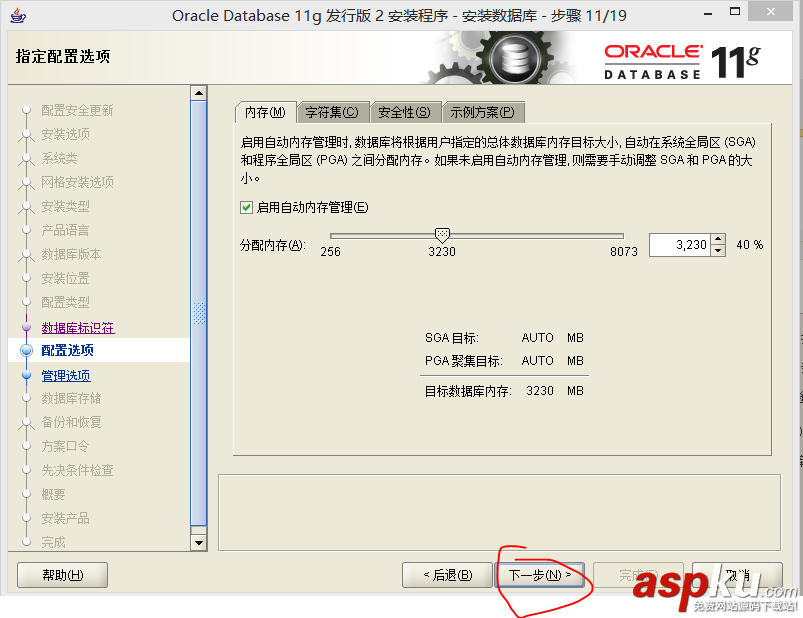oracle11g数据库配置