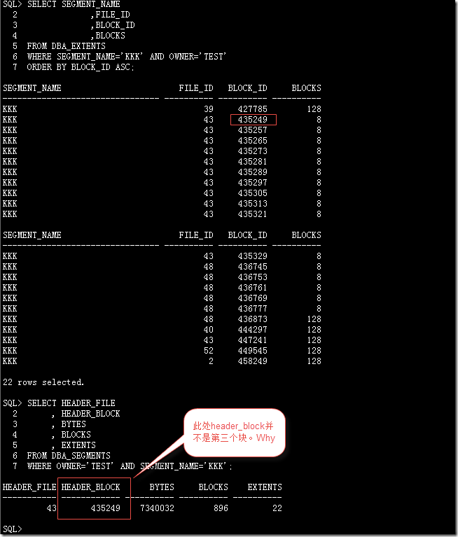 ORACLE中段的HEADER_BLOCK示例详析 ORACLE,HEADER_BLOCK