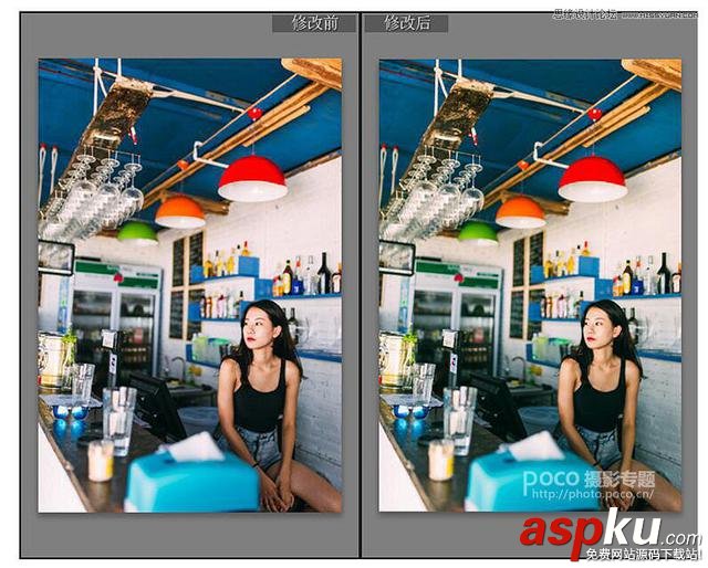 Photoshop调出人像照片质感的电影胶片效果