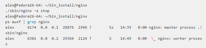 nginx,信号集