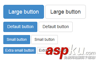 Bootstrap3.0学习笔记之按钮的样式 Bootstrap3.0学习笔记之按钮的样式