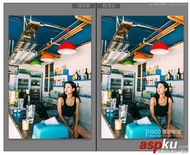 Photoshop调出人像照片质感的电影胶片效果