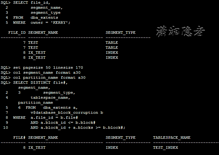 ORACLE检查找出损坏索引(Corrupt Indexes)的方法详解 ORACLE,检查,损坏,索引,Corrupt,Indexes