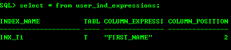 Oracle中实现MySQL show index from table命令SQL脚本分享 Oracle中实现MySQL show index from table命令SQL脚本分享