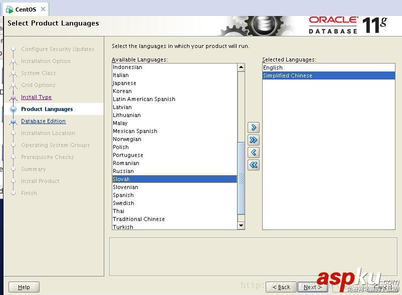 centos,Oracle11G,Oracle