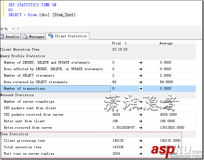 SQL性能优化,网络性能