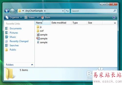 在PPT中插入AnyChart图表