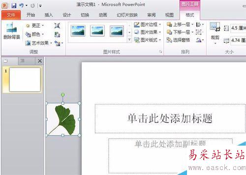 怎样在ppt中设置落叶的效果