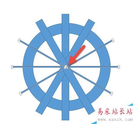 如何用PPT绘制设计一个分割型环形图？