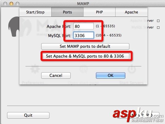 MAMP,PHP开发环境