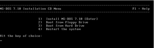 VMware,VMware12,MS,DOS7.10