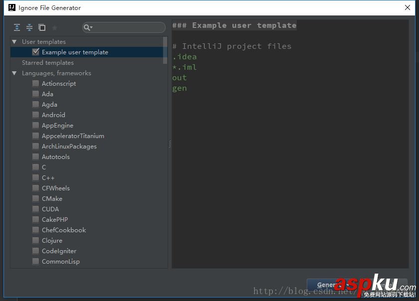 idea,ignore,插件,git