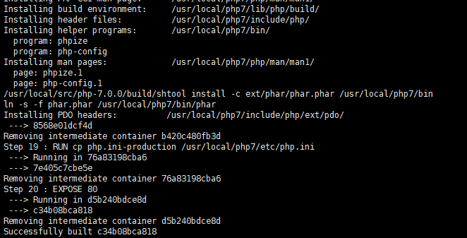 docker自定义镜像构建php7的方法 docker,镜像,php7