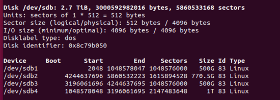linux,硬盘分区,挂载