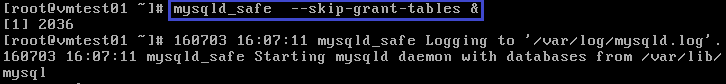 centos,mysql,root,重置,mysql密码重置