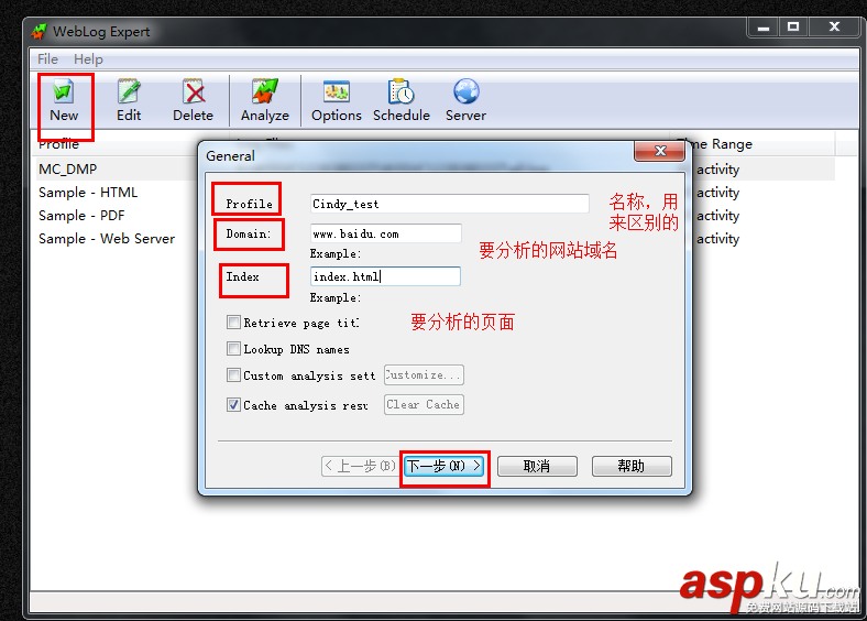 IIS访问日志分析器,weblogexpert