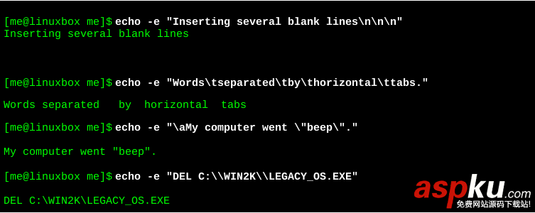 linux,单引号,双引号,反引号