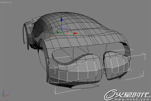 3dsmax制作“中国风”概念跑车
