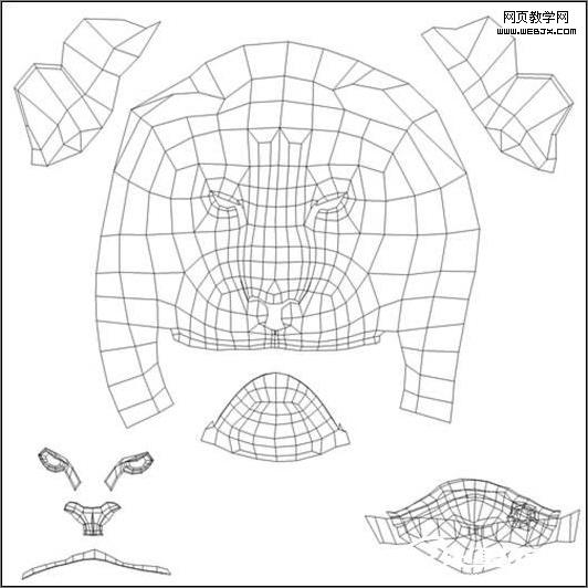 3dsmax绘制毛色亮丽视觉冲击感强的3d老虎-VeVb.com