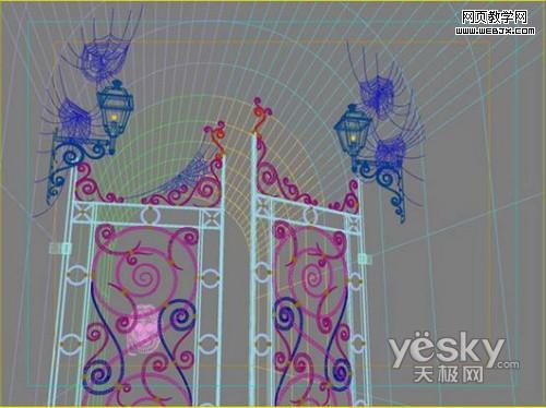 3dmax打造神秘的闹鬼通道详细教程