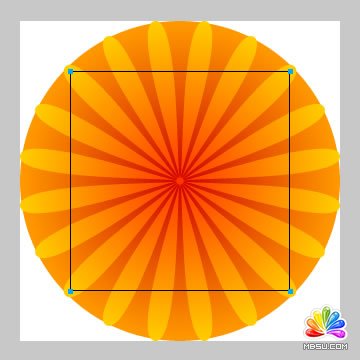Fireworks制作光芒四射的广告效果