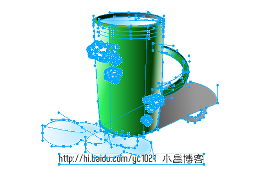 fireworks鼠绘教程：绘制精美可爱水杯图标_jcwcn.com