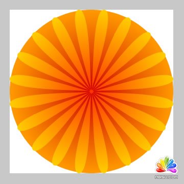 Fireworks制作光芒四射的广告效果