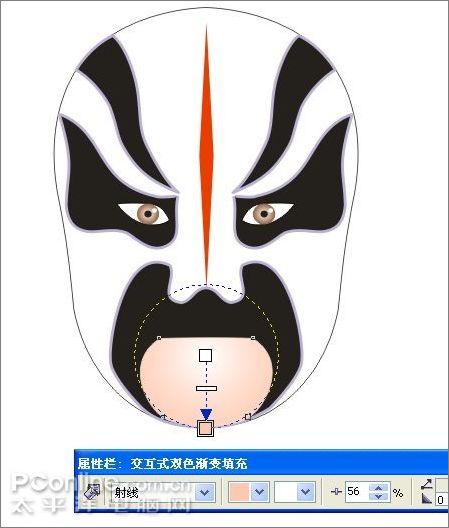 coreldraw打造民族遗产京剧脸谱