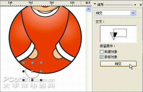 coreldraw制作搞笑“芝麻官不倒翁”