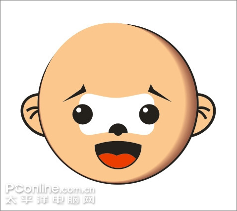 coreldraw制作搞笑“芝麻官不倒翁”