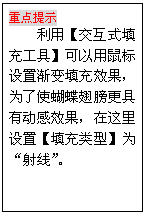 coreldraw实例教程：形状编辑与交互式设置绘制花蝴蝶_中国教程网