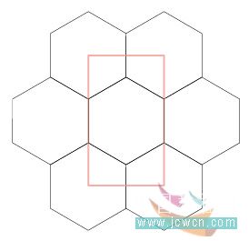 illustrator教程：定义六边形无缝拼贴图案（色板）_网页设计