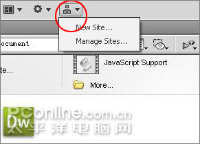 Dreamweaver CS4界面新增功能介绍