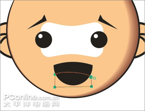 coreldraw制作搞笑“芝麻官不倒翁”